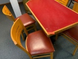 Restaurant table and four chairs from Omaha famous Julio's