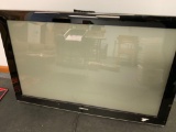 Samsung TV with minor scratches on the screen