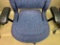 4 chair office chairs blue Pickup for this item will be Tuesday 3/10 from 1-4 pm located at 9300