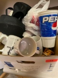 Misc. coffee cups and glassware Pickup will be on Monday 3/29 from 1-6 pm at 1324 S. 119th Street.