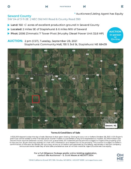 Seward County Farm Auction