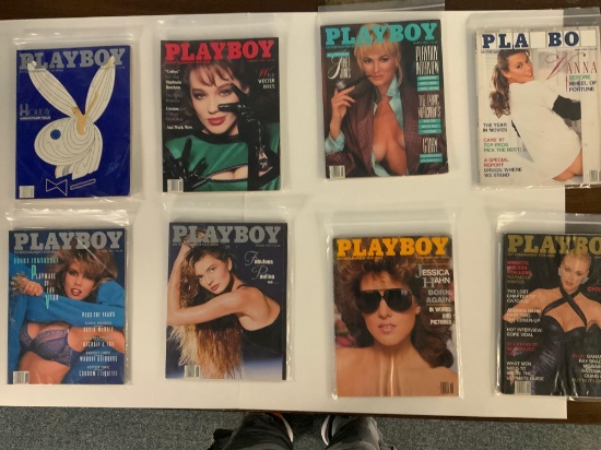 Classic 1987 Playboy Collection Including Vanna White, Paulina, Jessica Hahn & Brigitte Nielsen