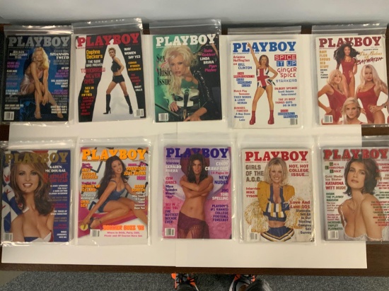 Classic 1998 Playboy Collection Cindy Crawford, Downtown Julie Brown, Ginger Spice, Shannon Tweed