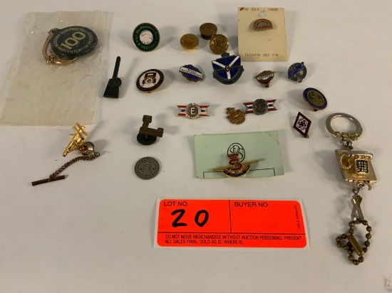 Vintage Pins & Buttons