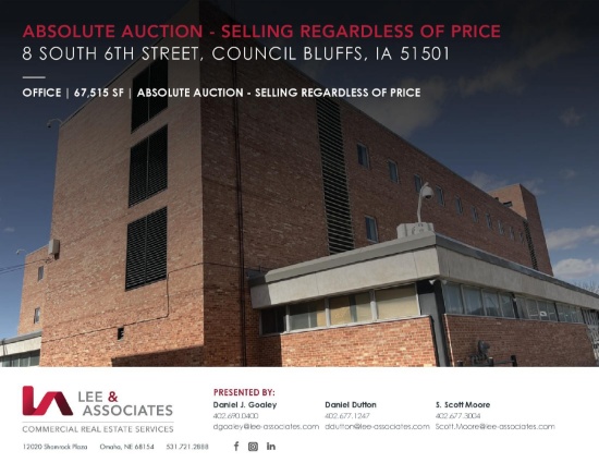 Absolute Auction 8 South 6th St, Council Bluffs