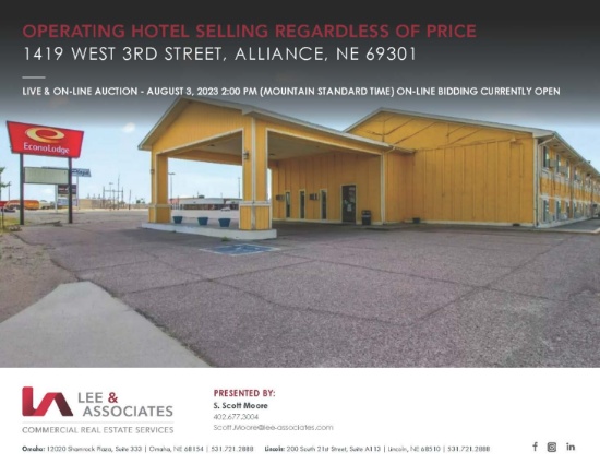 Econo Lodge - Absolute Auction - Alliance, NE