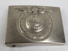 NAZI 髑髏襟章/ SS 襟章 WW2 GERMAN NAZI WAFFEN SS TOTENKOPF REGIMENT #4 RARE