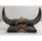 Montana Folk Art Buffalo Horn Hat Display