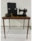 Singer Featherweight Sewing Machine & Table Set