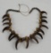 Navajo Black Bear Claw Trophy Necklace
