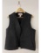 Filson Mackinaw Black Wool Vest Size 40