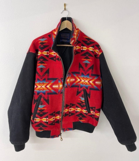 Pendleton Indian Sioux Star Wool Jacket Mens Xl