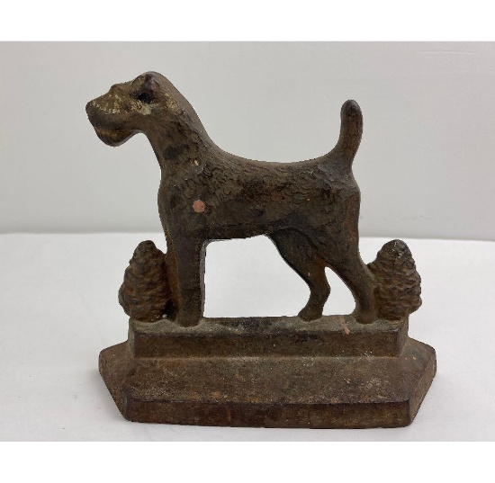 Pal Airedale Terrier Connecticut Foundry Bookend