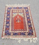 Antique Anatolian Turkish Prayer Rug 35