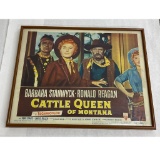 Cattle Queen Of Montana Lobby Card Movie Poster