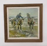 Charles Marion Russell Print Indian On Horseback