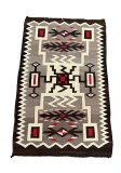 Phenomenal 1920's Storm Pattern Navajo Rug