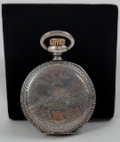 Sterling Silver Gold Ladies 0 Size Pocket Watch