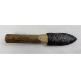 Montana Indian Deer Antler Obsidian Dagger Knife