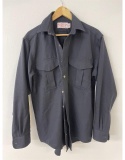 Filson Wool Long Sleeve Shirt Black Size M