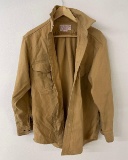 Filson Moleskin Long Sleeve Shirt Tan Size M