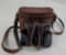 Soviet Russian Binoculars In Hard Plastic Case