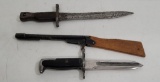 Pair Of Bayonets And Cap Gun Ww2 Springfield Ross