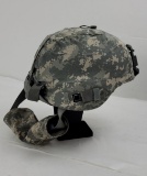 Us Army Advanced Combat Helmet Size Xl W/ Goggles