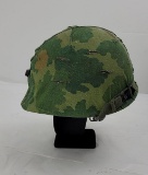 Vietnam Helmet W/ Cover Lt. Bar On Front