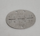 Ww2 Nazi German Nazi Dog Tag