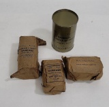 Set Of 4 Ww2 Plaster Of Paris Medical Bandages