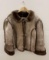 Marlboro Shawl Collar Sheepskin Shearling Jacket