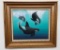 Orca Killer Whale Ocean Painting Signed A. King