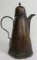 Early Primitive Brass Chocolate Or Coffee Pot