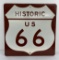 Original 1990's Route 66 Highway Road Sign