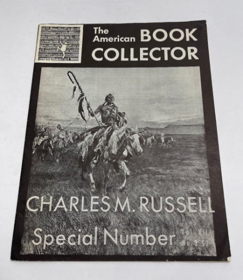 American Book Collector Charles M. Russell No. 3