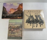 Lot Of 3 Books Western Art Bronzes Russell