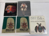 Lot Of 5 Native American Indian Art Books