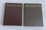 Lot Of 2 Books Big Sky Journal Montana