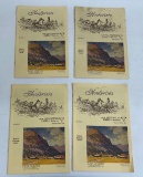 Lot Of 4 Hoofprints Magazines Montana