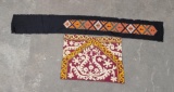 Lot Of 2 Turkmen Uzbek Unfinished Textiles