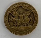 Bronze Medal Libby Dam 1975 Montana