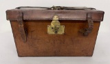 A. Venables Son England Leather Shotgun Shell Box