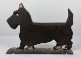 Scottie Dog Cast Iron Cowboy Boot Scraper Montana