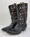 1950's Acme Diamond Inlaid Cowboy Boots