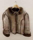 Marlboro Shawl Collar Sheepskin Shearling Jacket