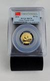 2014 Pcgs Ms70 1/10 Oz Gold Coin First Strike