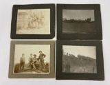 Montana Railroad And Hunting Cabinet Card Photos