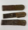 Lot Of 3 European Bayonet Frogs