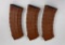 Lot Of 3 Ak74 5.45 X 39 Rifle Magazines